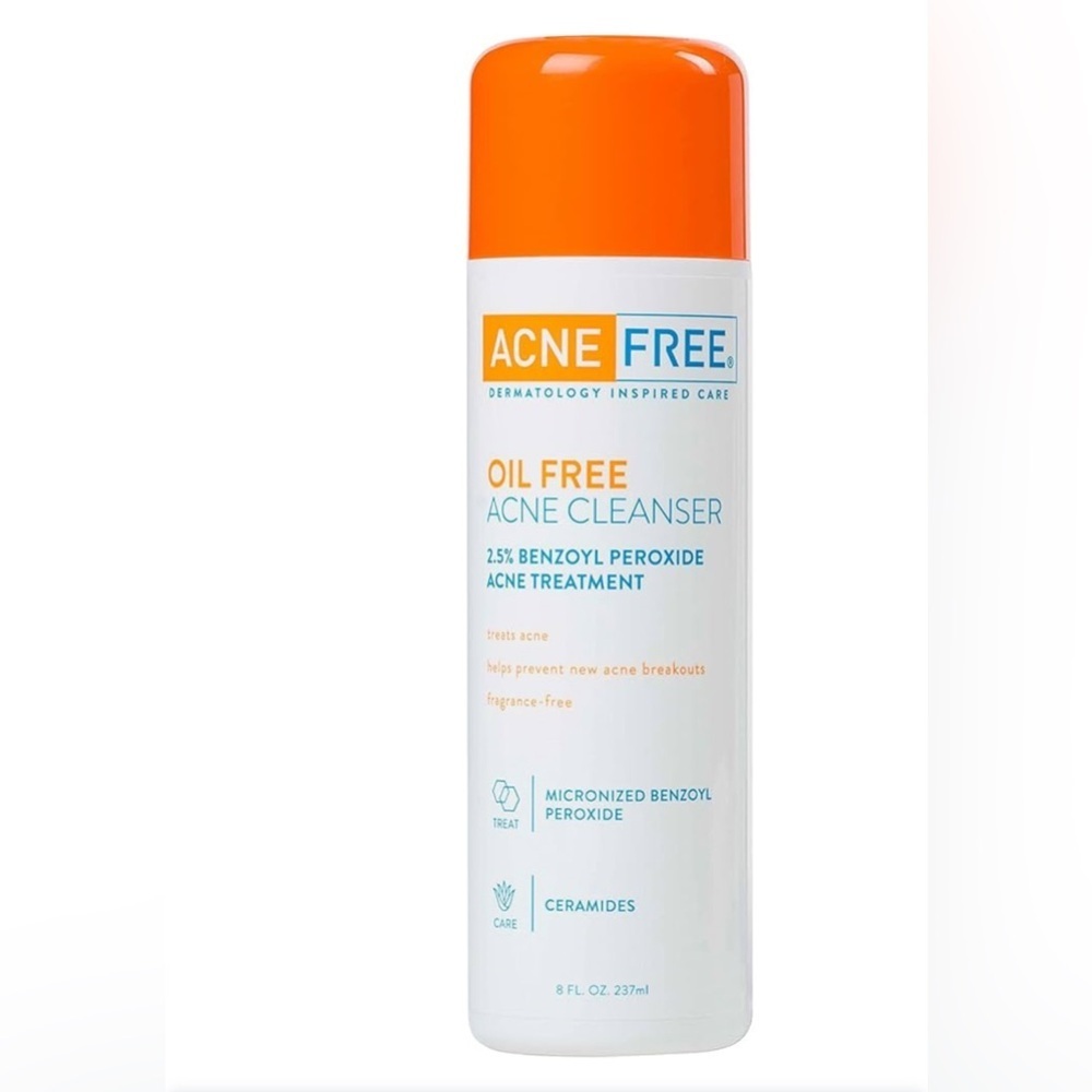 Orange and‎ White Acne Treatment Gel for Clear Skin